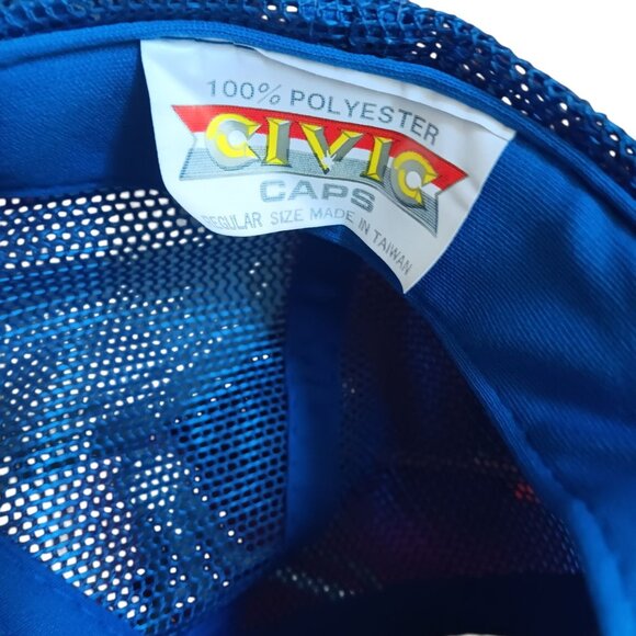 Vintage Trucker Hat N.S.V.F.A. Cap North Platte Nebraska Fireman 1986 Snapback - Picture 5 of 5